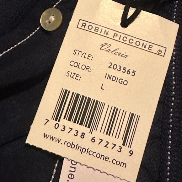 NWT ROBIN PICCONE 'Valeria' Tab Side Bikini Bottom Indigo - Picture 12 of 12